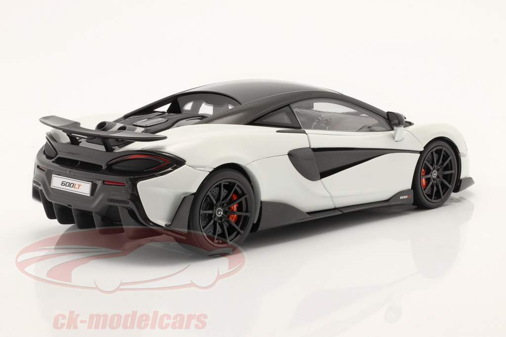 McLaren 600LT year 2019 white 1:18 LCD Models