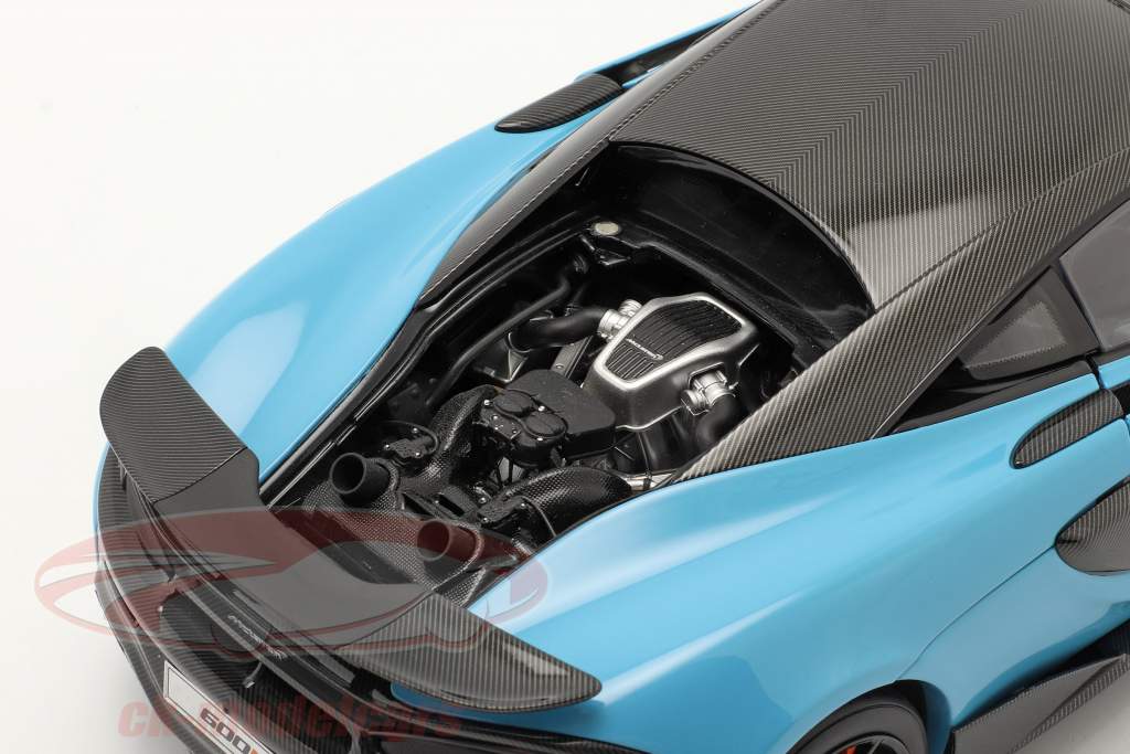 McLaren 600LT Année de construction 2019 ciel bleu 1:18 LCD Models