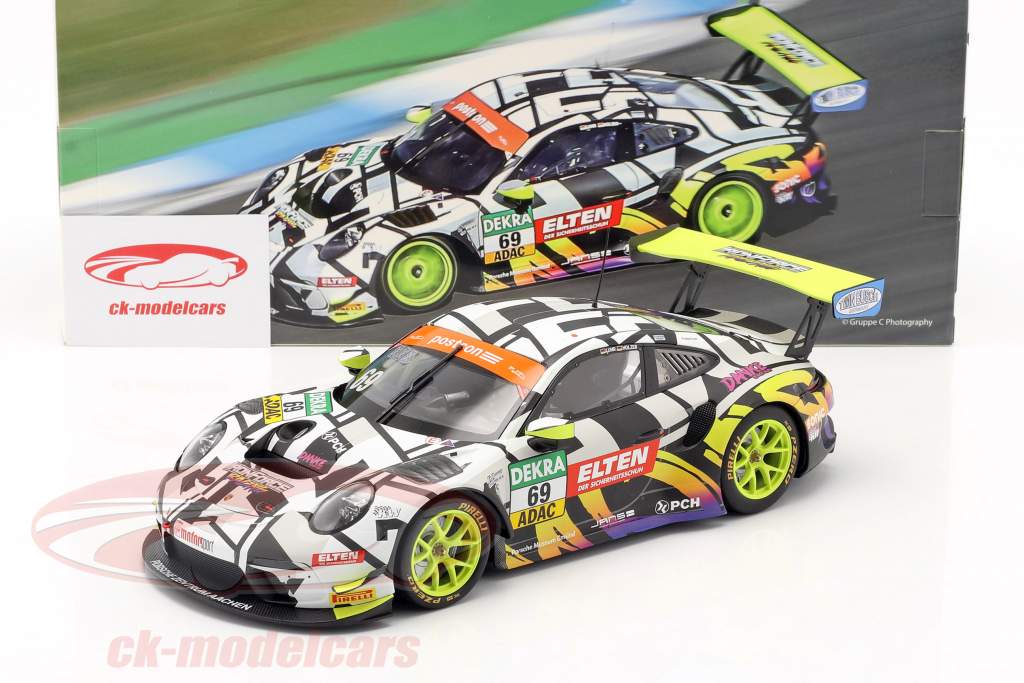 Porsche 911 GT3 R #69 ADAC GT Masters 2019 Iron Force 1:18 Minichamps