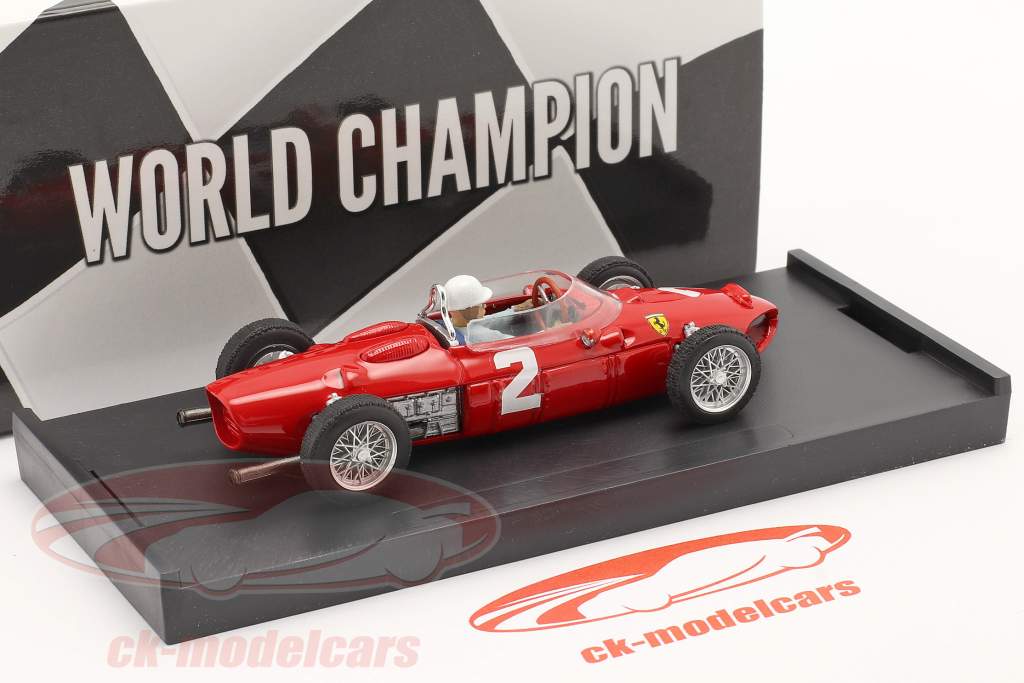 Phil Hill Ferrari 156 #2 Gagnant italien GP formule 1 Champion du monde 1961 1:43 Brumm