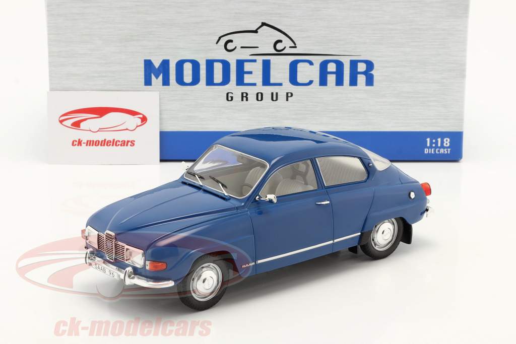 Saab 96 V4 青 1:18 ModelCar Group