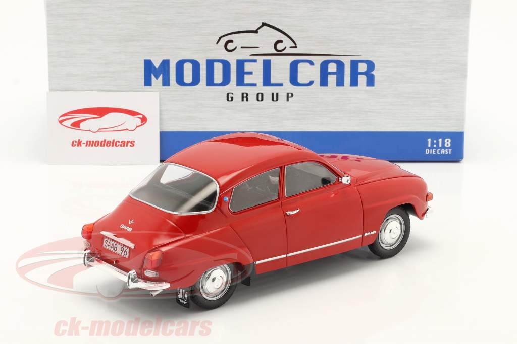 Saab 96 V4 красный 1:18 Model Car Group