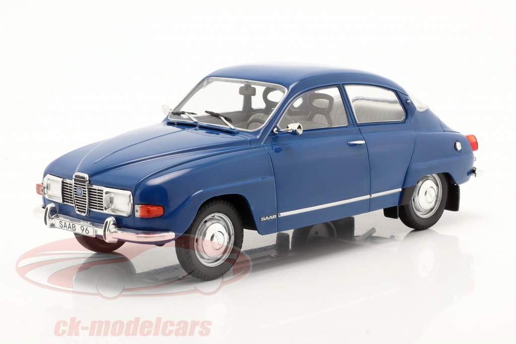Saab 96 V4 azul 1:18 ModelCar Group