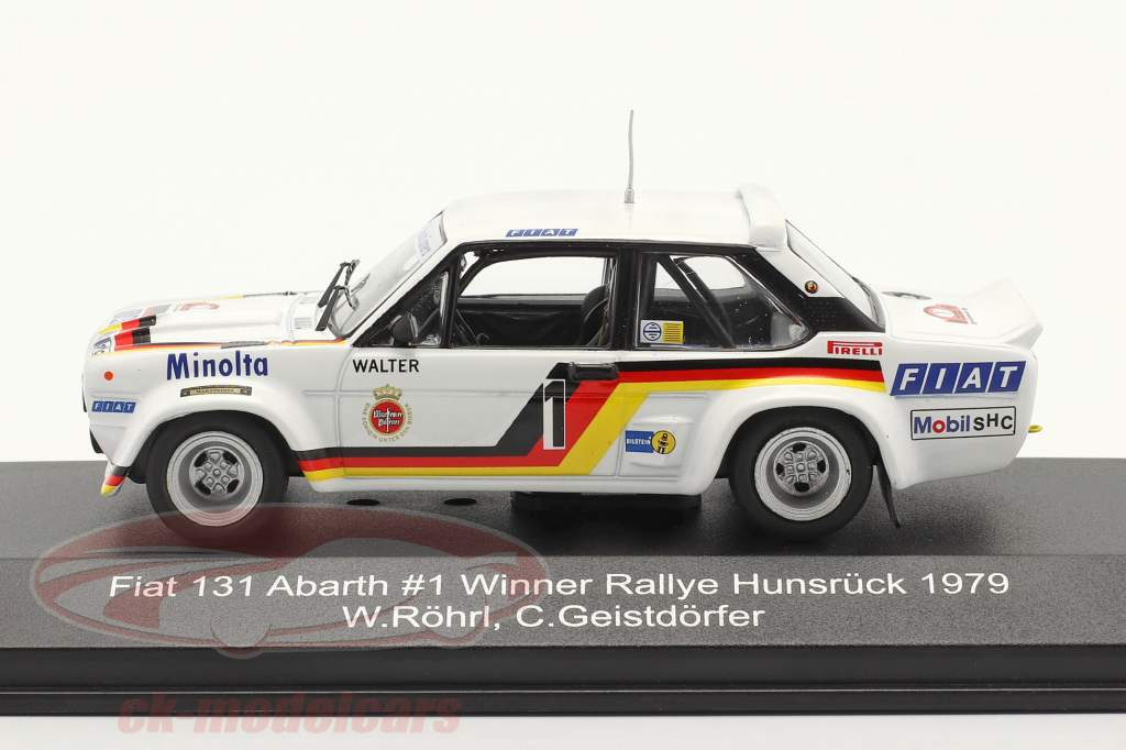 Fiat 131 Abarth #1 Winner Rallye Hunsrück 1979 Röhrl, Geistdörfer 1:43 CMR