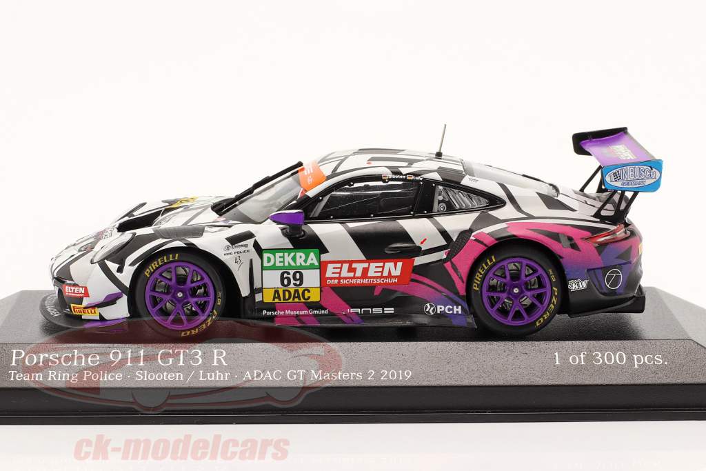 Porsche 911 GT3 R #69 ADAC GT Masters Most 2019 Iron Force 1:43 Minichamps