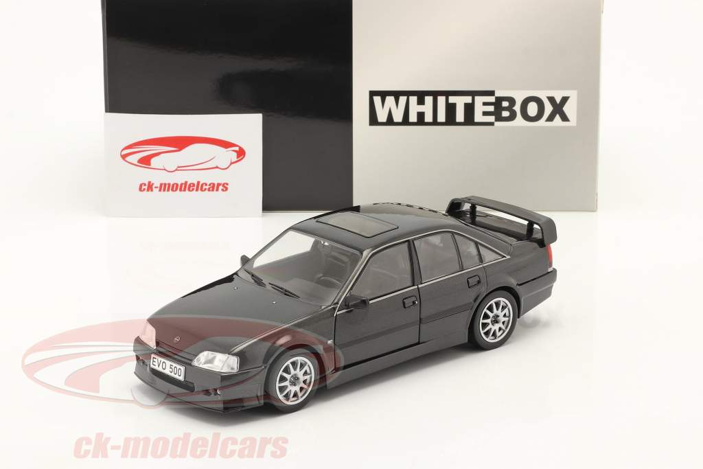 Opel Omega Evolution 500 Ano de construção 1991 Preto 1:24 WhiteBox