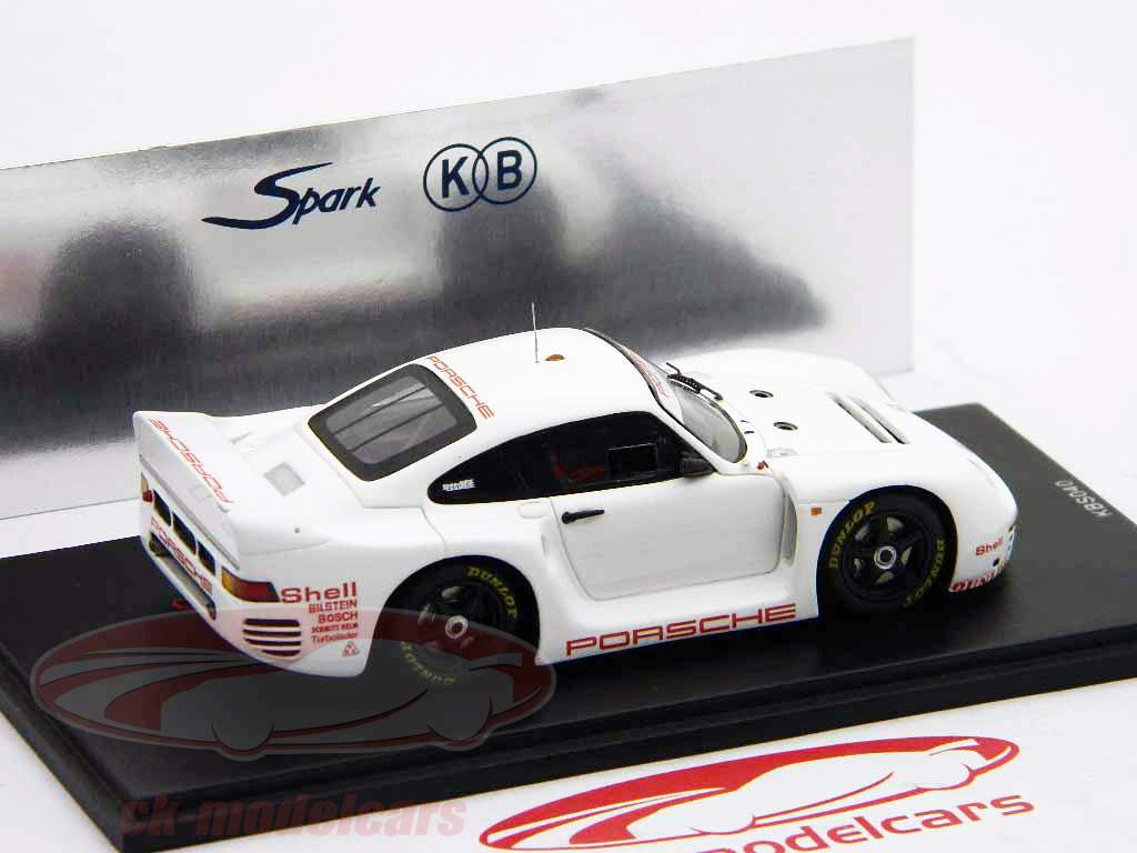 Porsche 961 Presentation ver. 1986 white 1:43 Spark