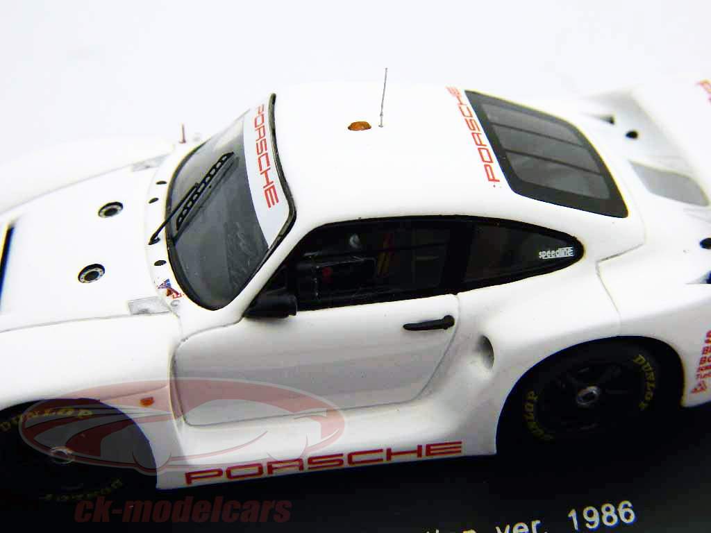 Porsche 961 Présentation ver blanc 1986 / blanc Spark 1:43