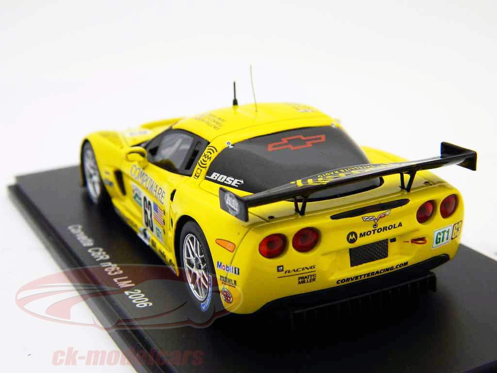 Corvette C6R #63 24h LeMans 2006 Fellows / O'Connell / Papis Spark 1:43