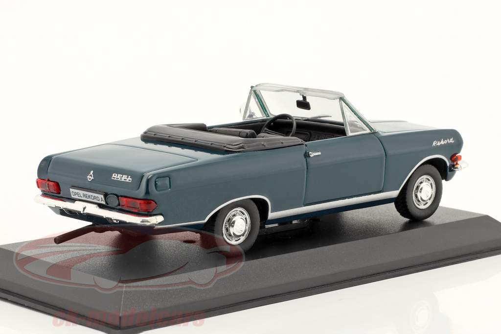 Opel Rekord A Convertible Année de construction 1963-65 vert foncé 1:43 DeAgostini