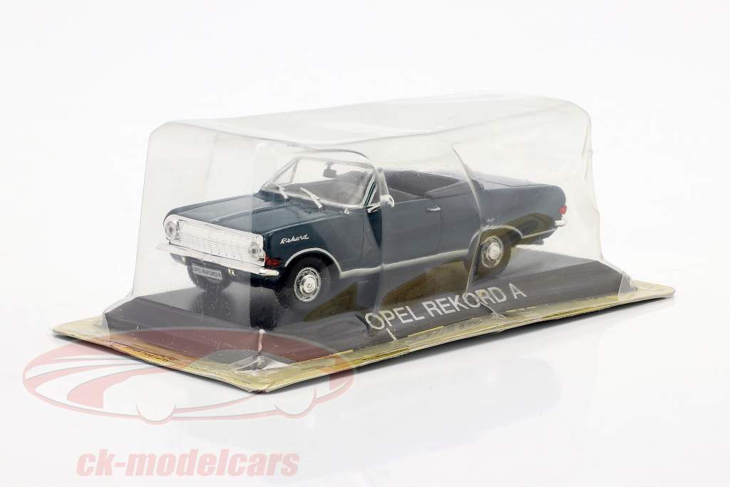 Opel Rekord A Convertible Année de construction 1963-65 vert foncé 1:43 DeAgostini