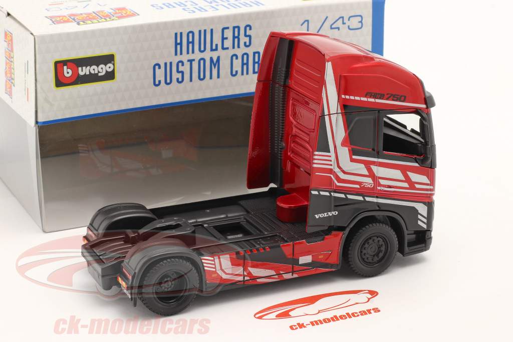 VOLVO FH 16 GLOBETROTTER ミニカー 1/43 Bburago 1:43 Volvo FH16 Globetrotter 750 XXL Truck red