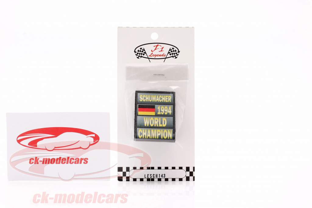 Michael Schumacher formula 1 World Champion 1994 Pit board 1:18 Cartrix