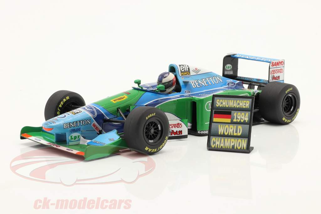 Michael Schumacher formel 1 Verdensmester 1994 Pit board 1:18 Cartrix