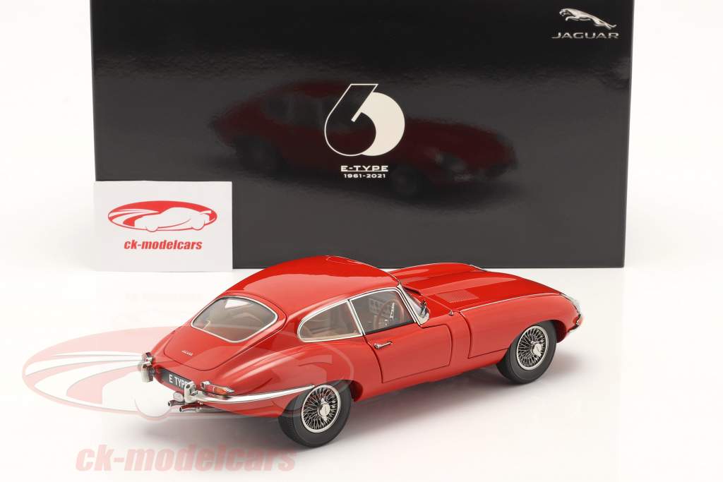 Jaguar E-Type Coupe RHD Année de construction 1961 rouge 1:18 Kyosho