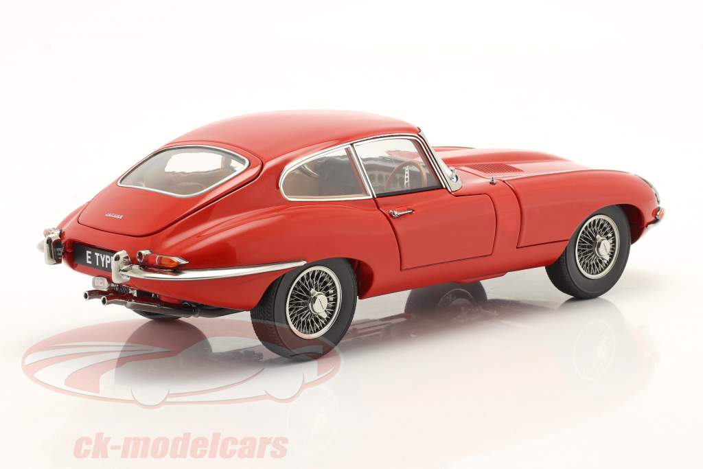 Jaguar E-Type Coupe RHD year 1961 red 1:18 Kyosho