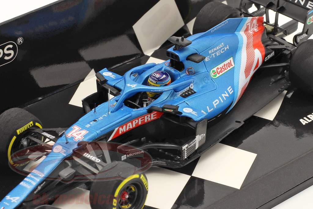 Minichamps 1:43 Fernando Alonso Alpine A521 #14 バーレーン