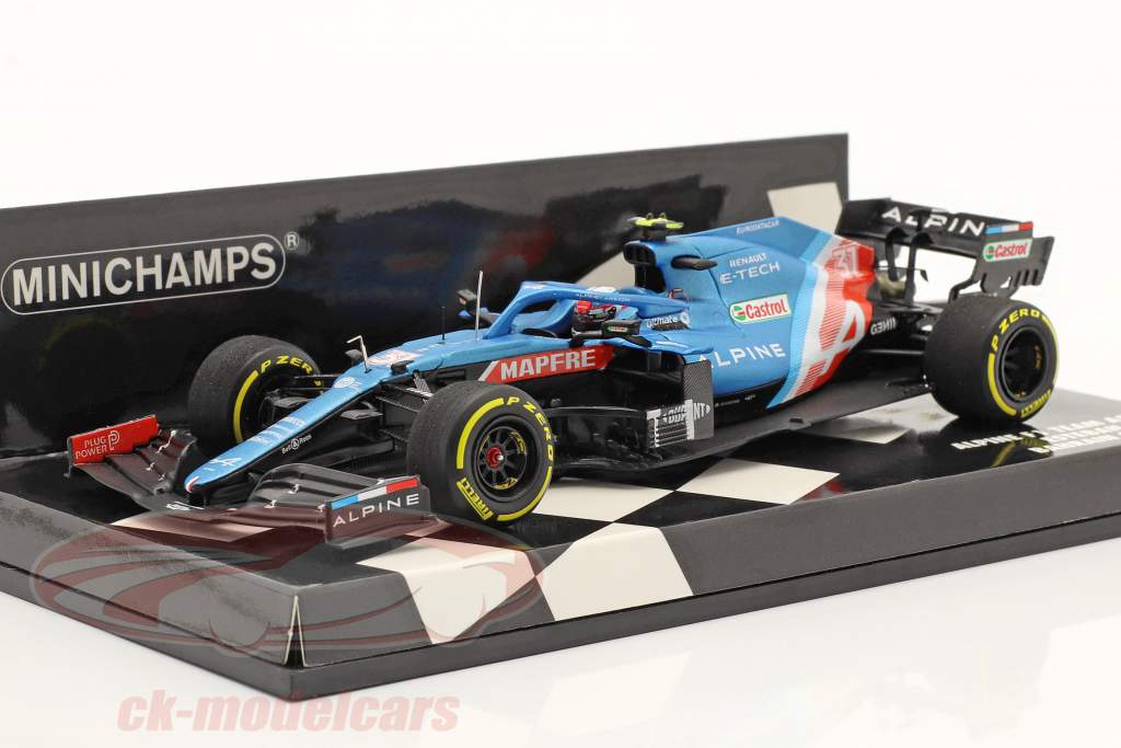 Esteban Ocon Alpine A521 #31 Bahrain GP Formel 1 2021 1:43 Minichamps