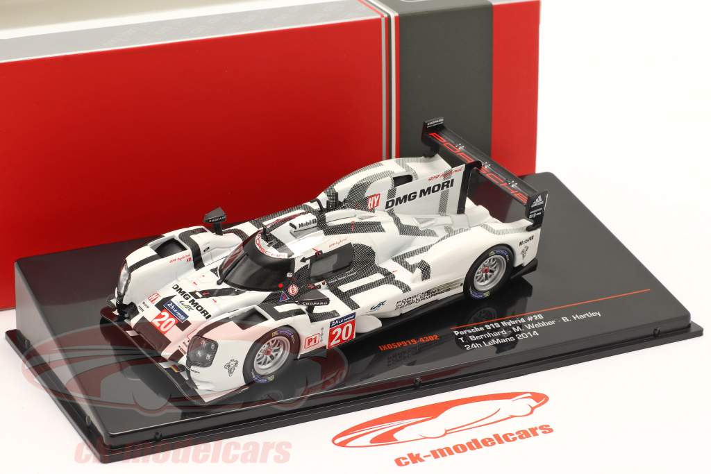 Porsche 919 Hybrid #20 24h LeMans 2014 Bernhard, Webber, Hartley 1:43 Ixo
