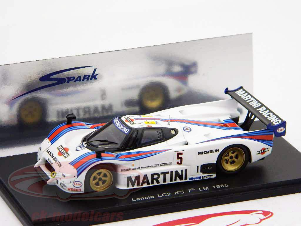 ミニカー spark Lancia LC2 Martini Racing 1/43 Spark 1:43 Lancia LC2 #5 7th 24h LeMans 1985 Pescarolo
