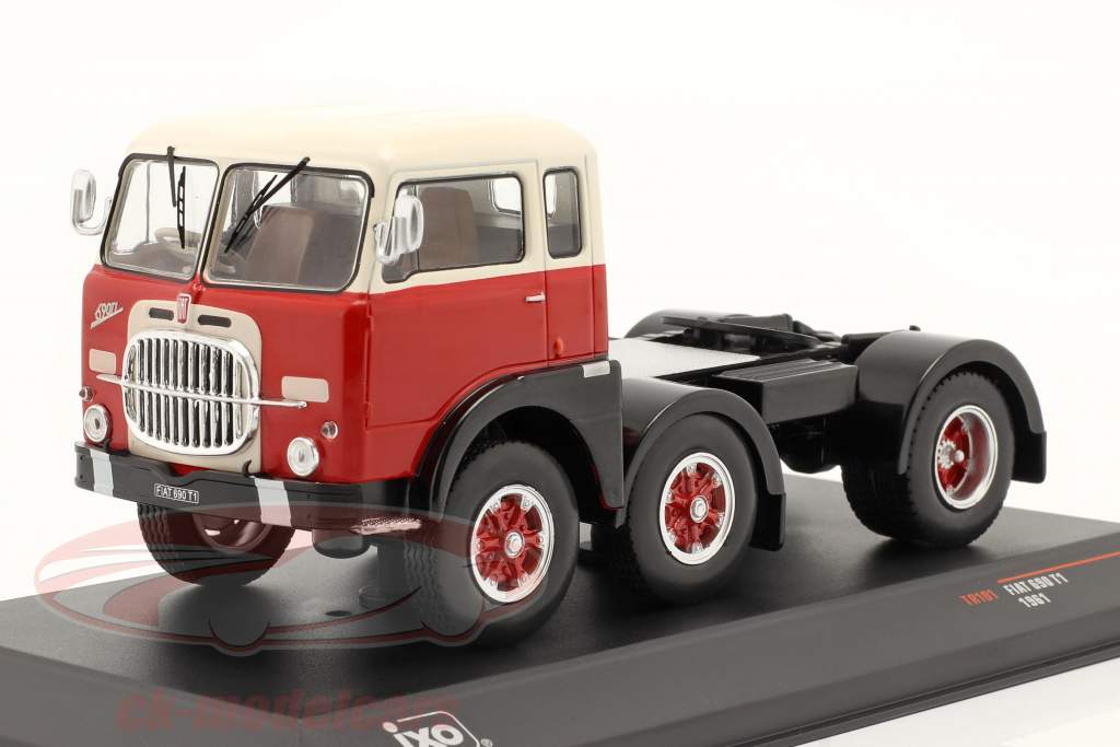 Fiat 690 T1 Baujahr 1961 rot / weiß 1:43 Ixo