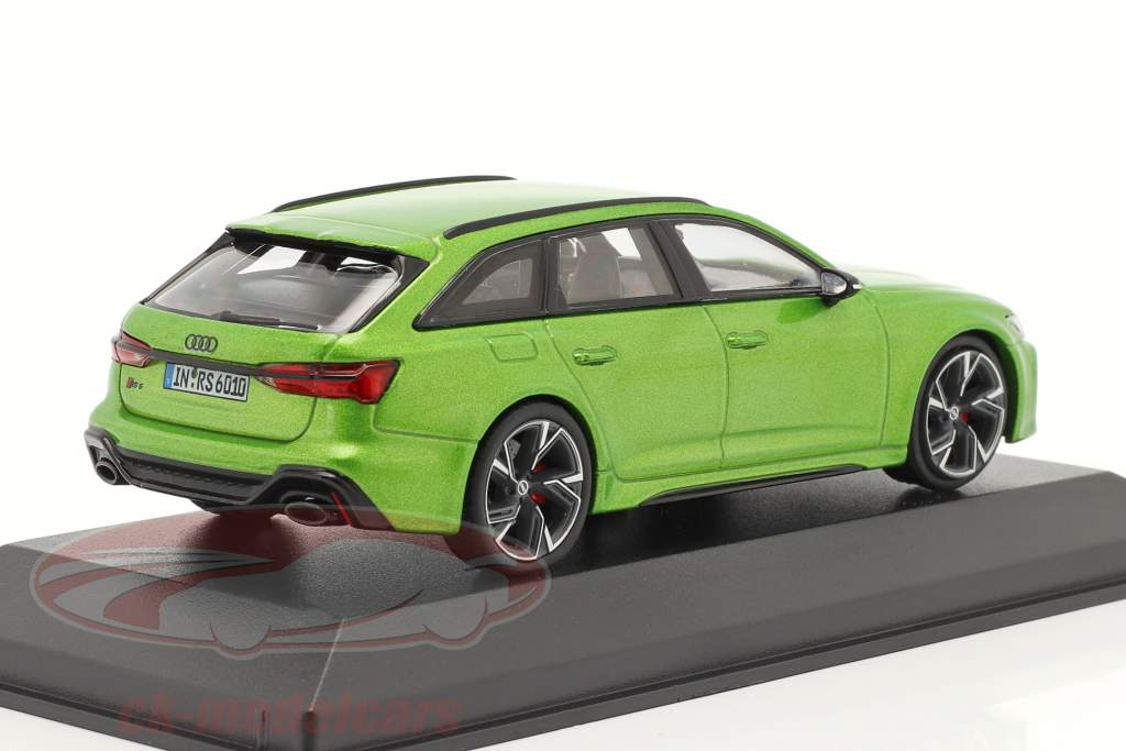 Audi RS 6 Avant 建設年 2019 java 緑 メタリック 1:43 Minichamps