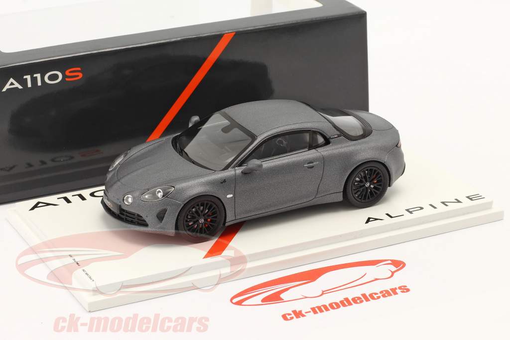 Alpine A110S Año de construcción 2019 estera gris 1:43 Spark