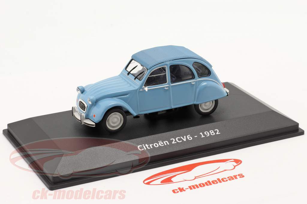 シトロエン2CV6 1982年ライトブルー1:43アシェット