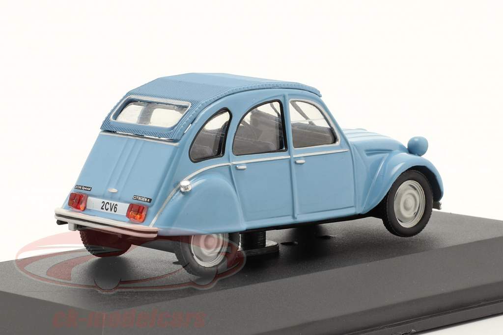 Citroen 2CV6 Год выпуска: 1982 голубой Масштаб 1:43 Hachette