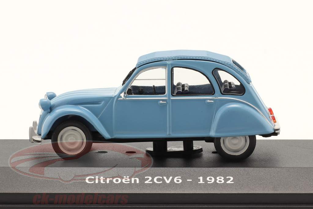 シトロエン2CV6 1982年ライトブルー1:43アシェット