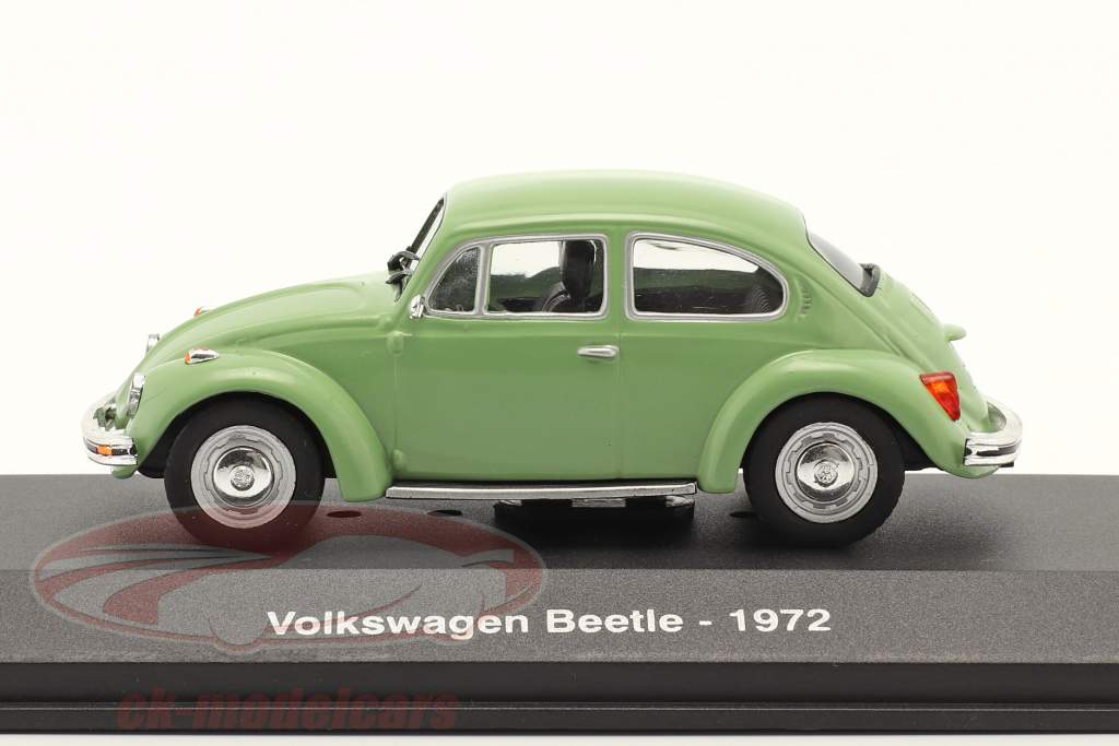 Volkswagen VW Beetle year 1972 light green 1:43 Hachette