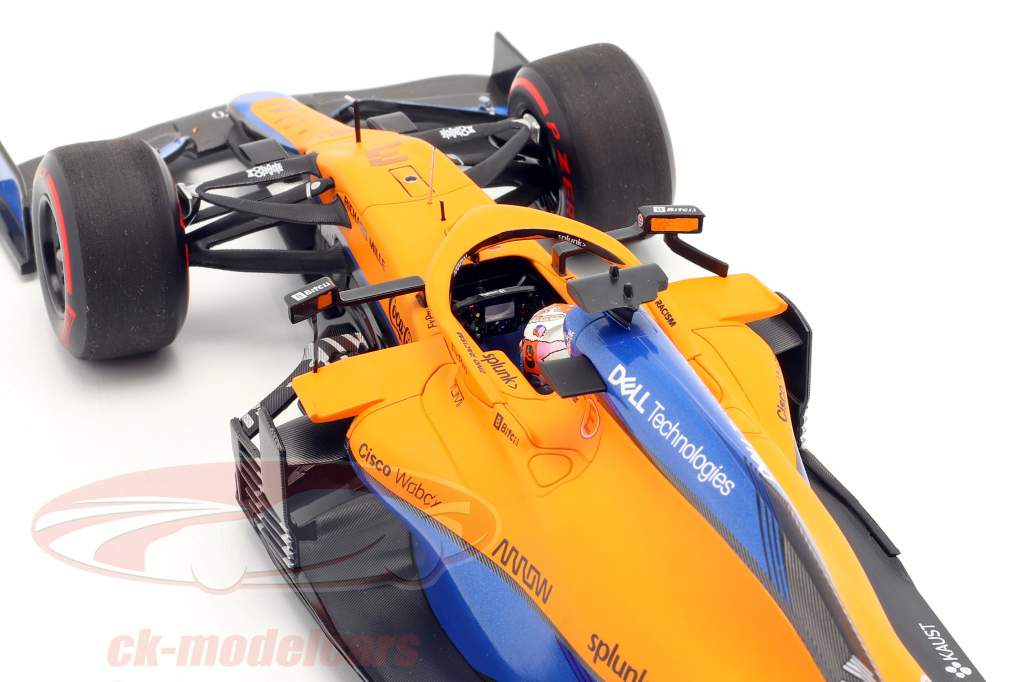 Daniel Ricciardo McLaren MCL35M #3 7日 バーレーン GP 方式 1 2021 1:18 Minichamps