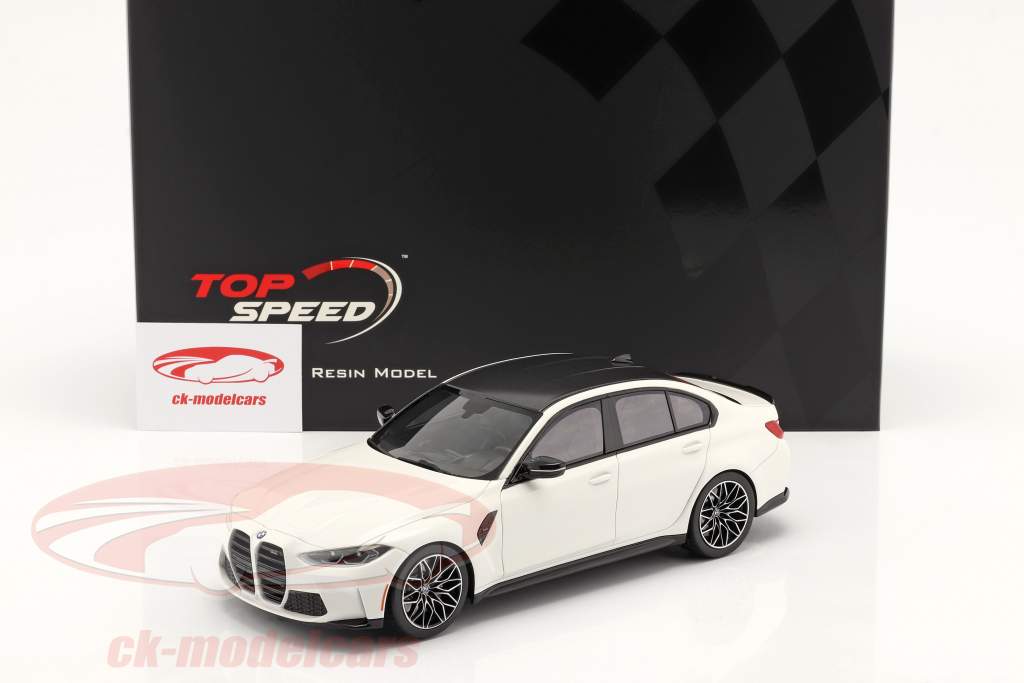 BMW M3 Competition (G80) 建設年 2021 アルパインホワイト 1:18 TrueScale