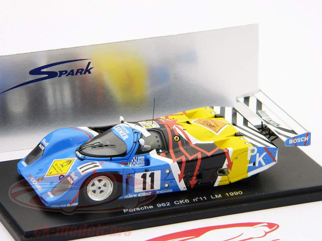 Spark 1:43 ポルシェ962 CK6＃11 24ルマン1990 Alliot /五人/デ
