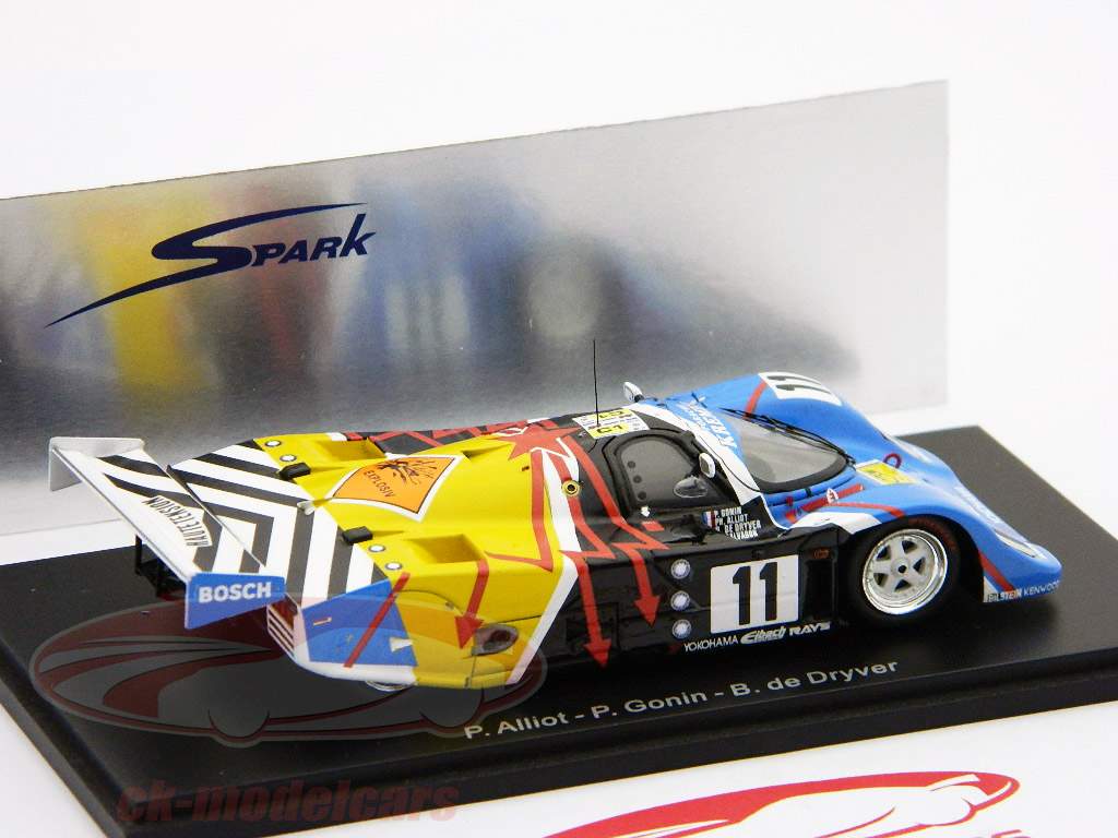 Spark 1:43 ポルシェ962 CK6＃11 24ルマン1990 Alliot /五人/デ