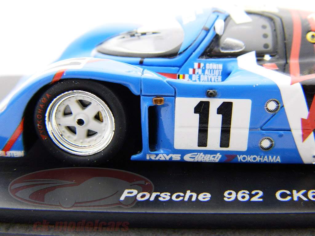 Spark 1:43 ポルシェ962 CK6＃11 24ルマン1990 Alliot /五人/デ
