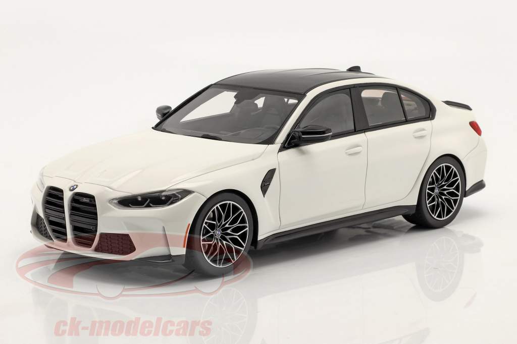 BMW M3 Competition (G80) 建設年 2021 アルパインホワイト 1:18 TrueScale
