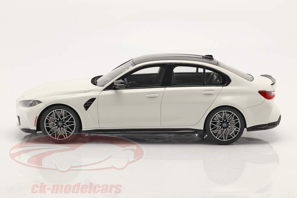BMW M3 Competition (G80) 建設年 2021 アルパインホワイト 1:18 TrueScale