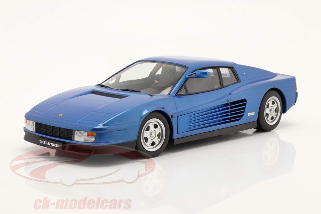 Ferrari Testarossa Monospecchio Год постройки 1984 синий металлический 1:18 KK-Scale