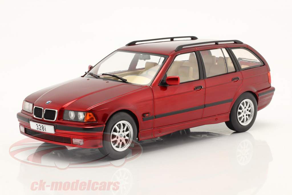 BMW 3 series (E36) Touring Год постройки 1995 темно-красный металлический 1:18 ModelCar Group