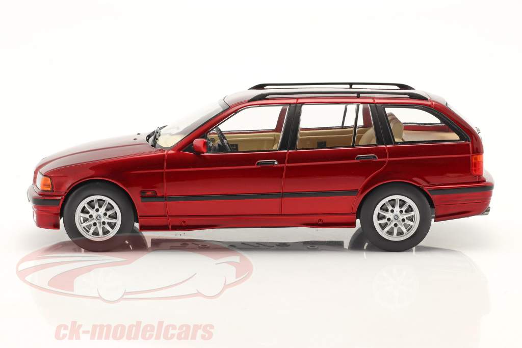 BMW 3 series (E36) Touring Год постройки 1995 темно-красный металлический 1:18 ModelCar Group