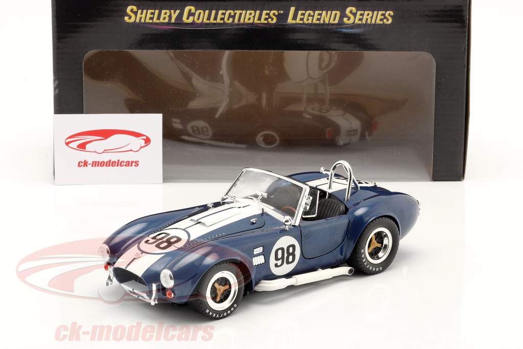 Shelby Collectibles 1:18 Shelby Cobra 427 S / C #98 blue