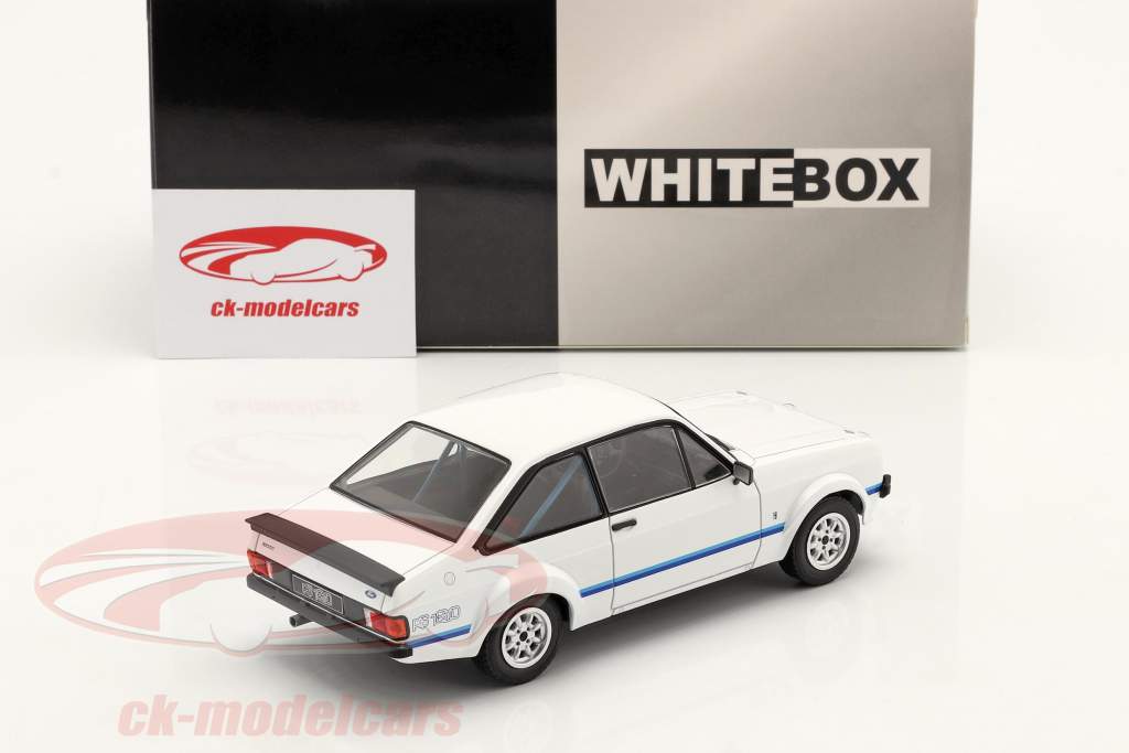 Ford Escort MK2 RS 1800 白い 1:24 WhiteBox