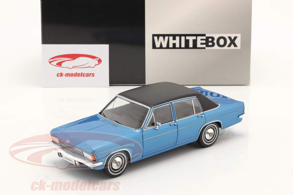 Opel Admiral B blue metallic 1:24 WhiteBox
