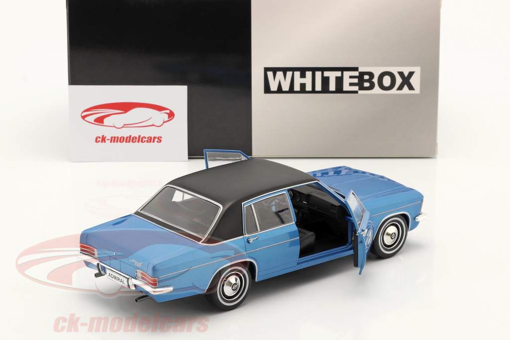 Opel Admiral B blau metallic 1:24 WhiteBox