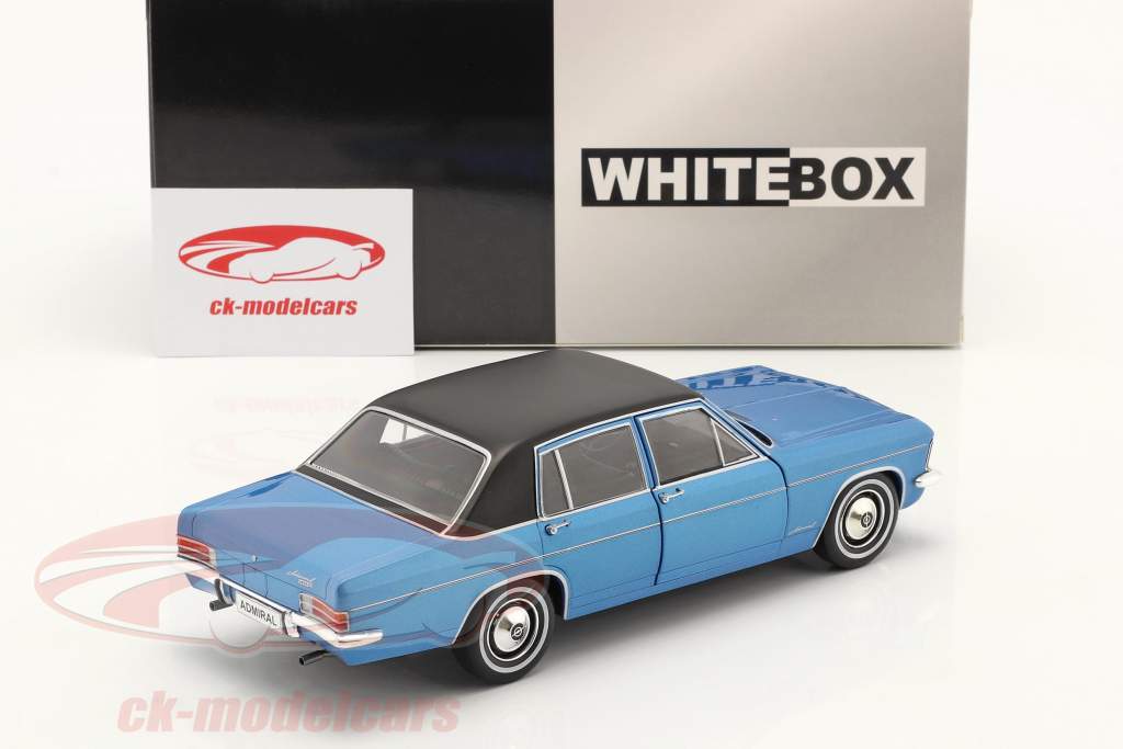 Opel Admiral B blå metallisk 1:24 WhiteBox