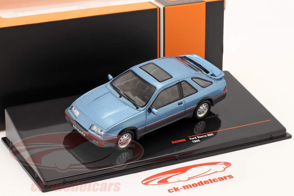 Ford Sierra XR4 建設年 1984 青い メタリック 1:43 Ixo