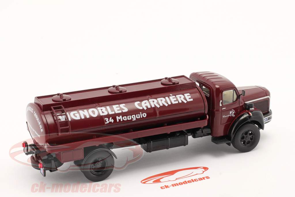 Berliet GLM 10B Pinardier Byggeår 1955 mørkerød 1:43 Hachette