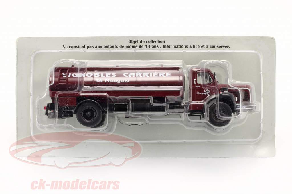Berliet GLM 10B Pinardier Byggeår 1955 mørkerød 1:43 Hachette