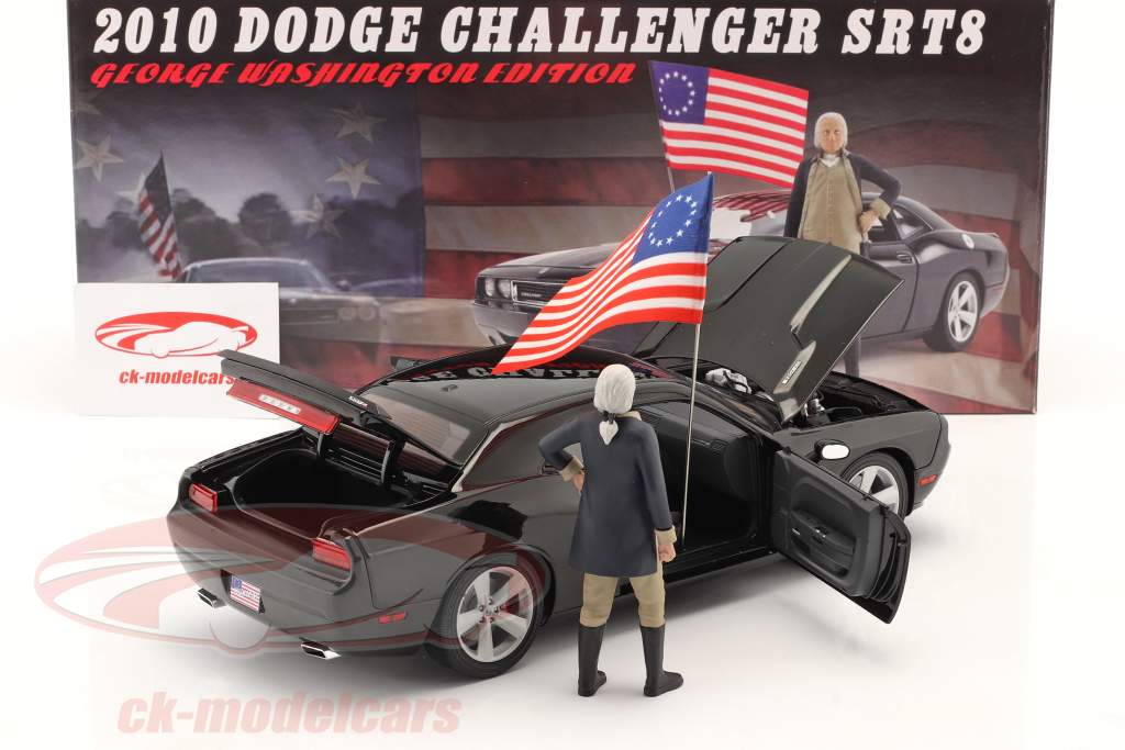 Dodge Challenger SRT8 George Washington Edition 2010 ブラック 1:18 GMP